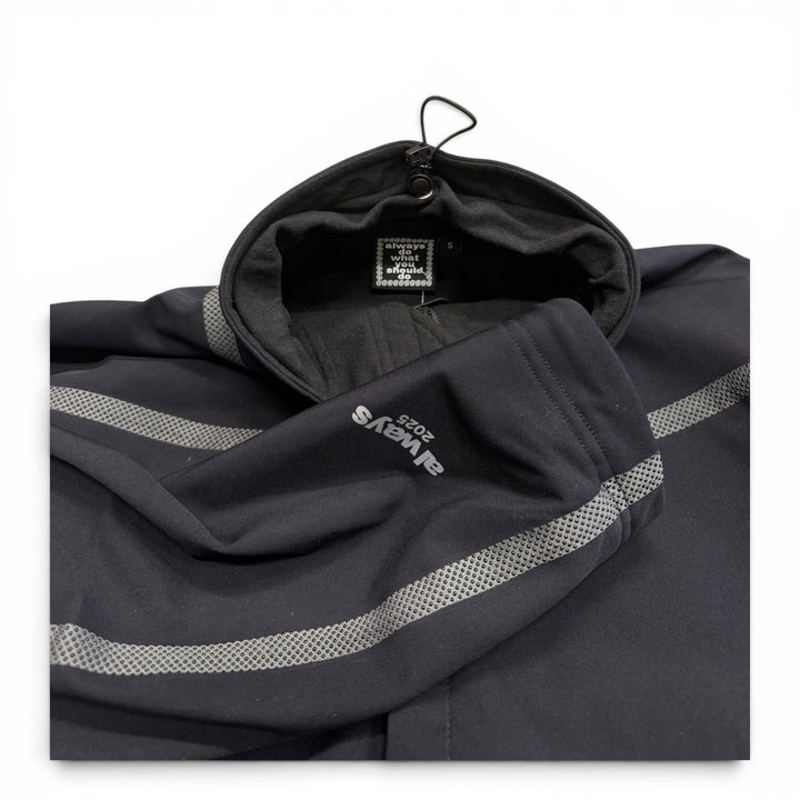 Always Do What You Should Do Tapped Weatherproof Jacket Black (S)