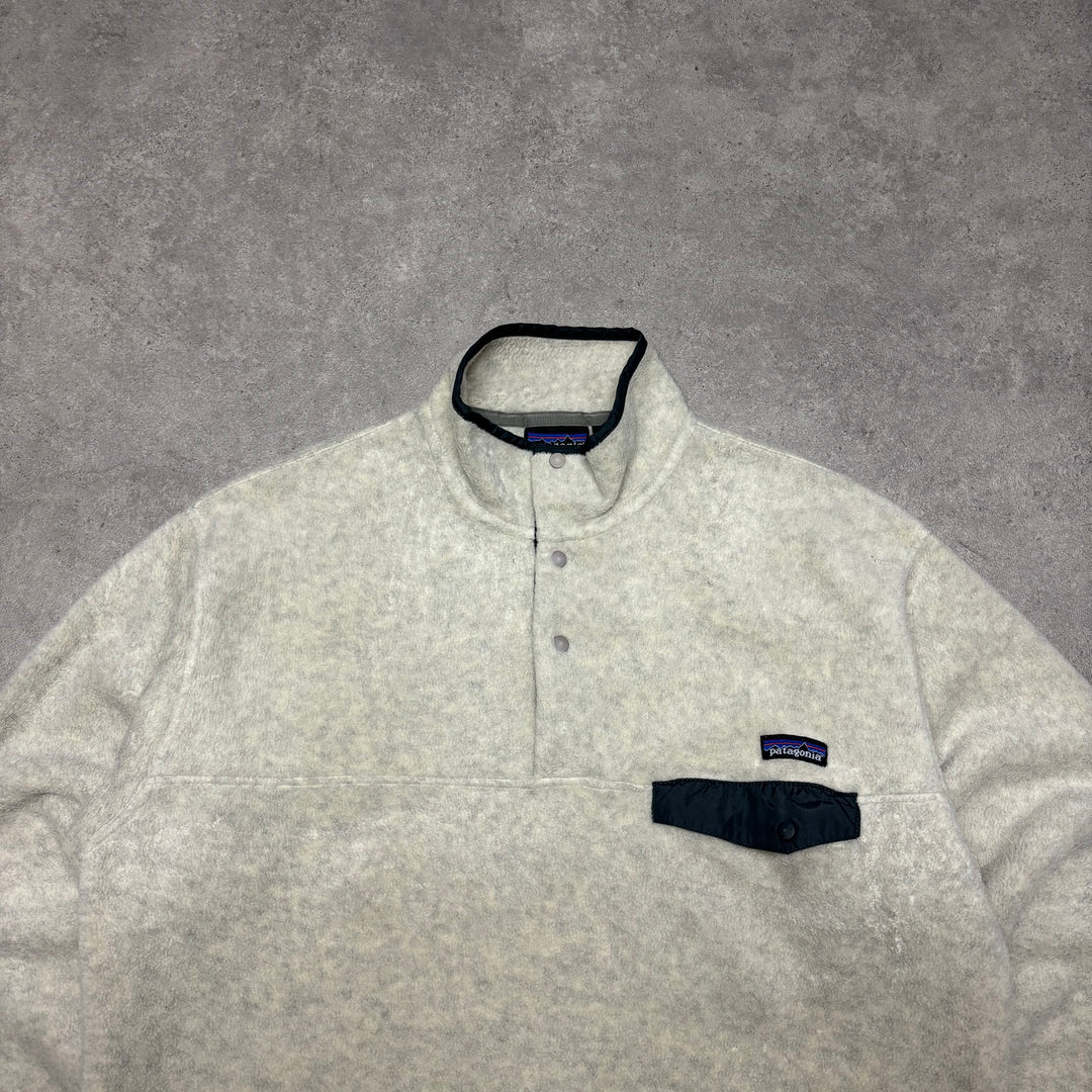Patagonia Synchilla T Snap Oatmeal Fleece (L)