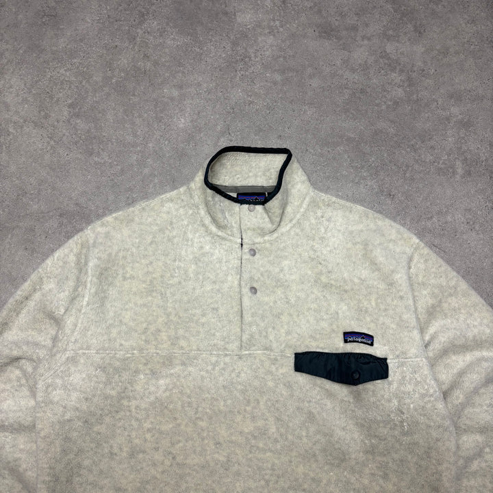 Patagonia Synchilla T Snap Oatmeal Fleece (L)