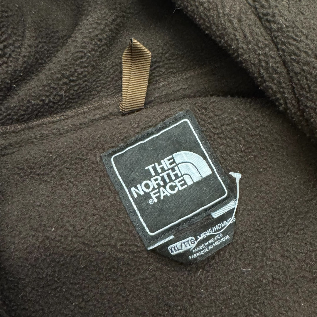 The North Face Hooded Fleece Jacket Brown (XXL)