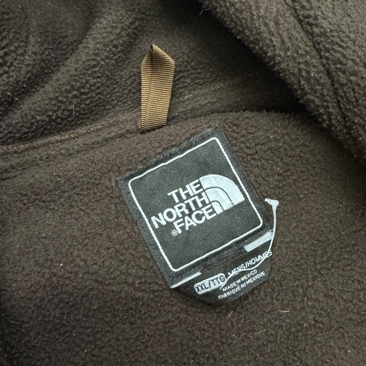 The North Face Hooded Fleece Jacket Brown (XXL)