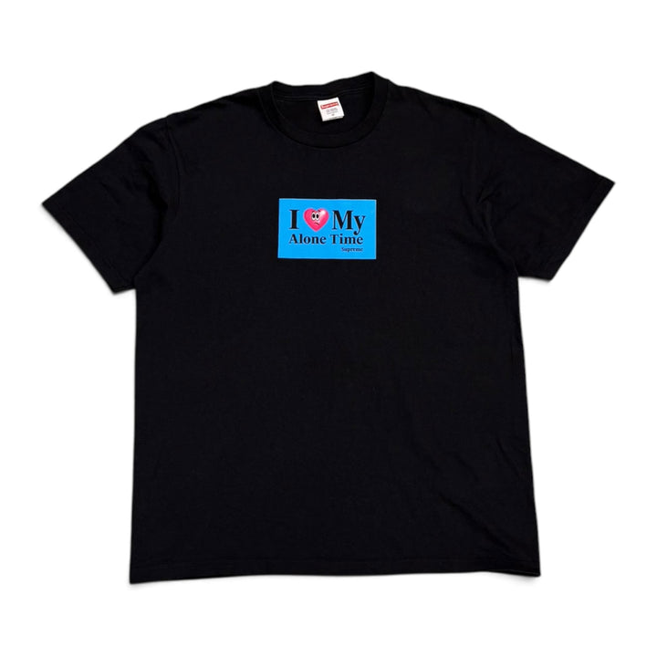Supreme I Love My Alone Time T shirt Black (M)