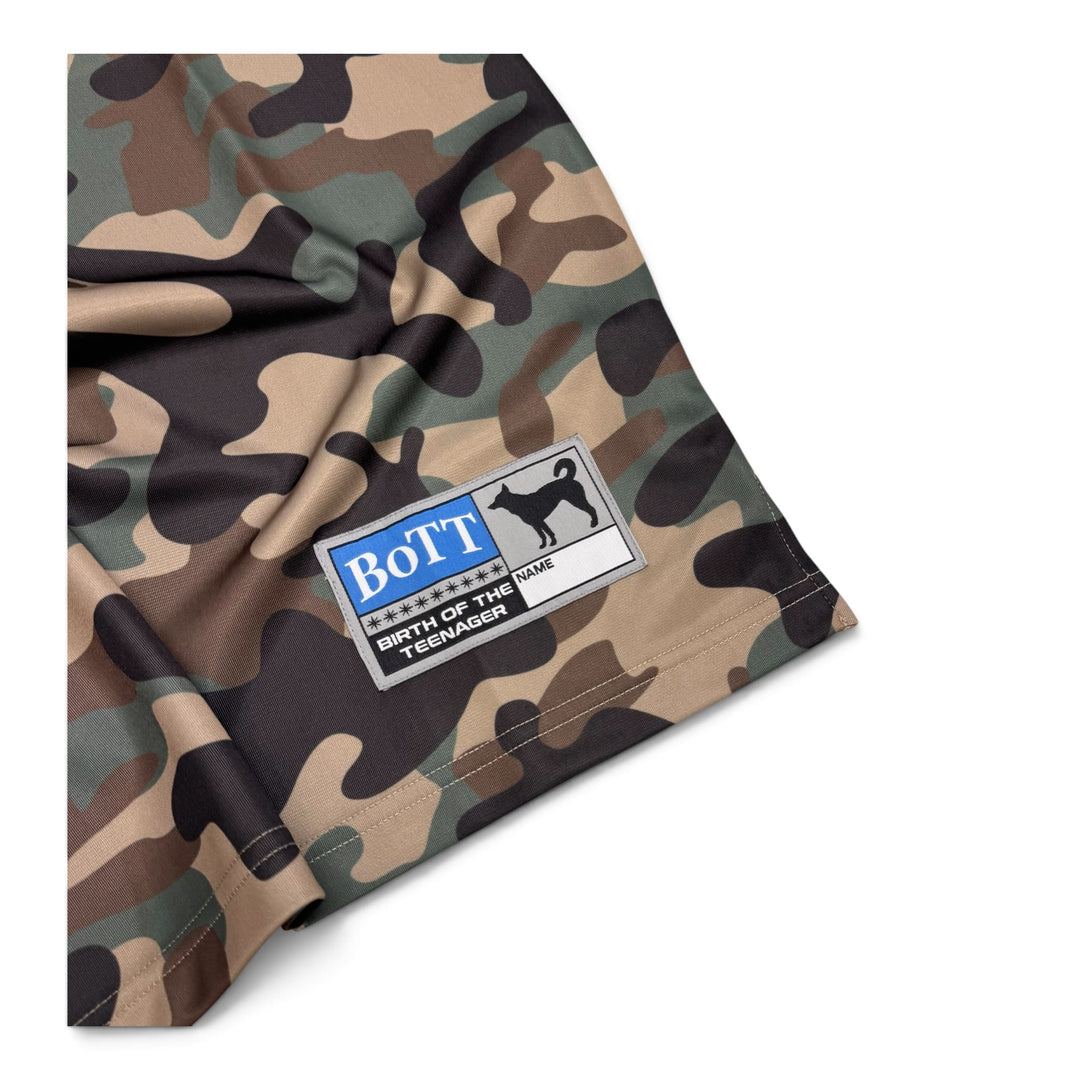 Bott Camo American Football Jersey Shirt (L)