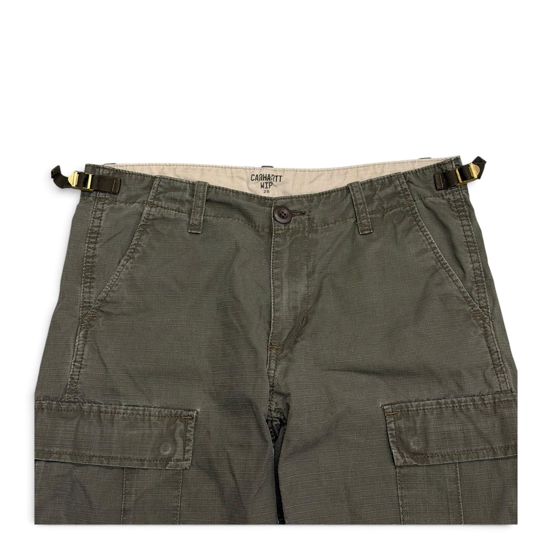Vintage Carhartt Green Cargo Shorts (28)