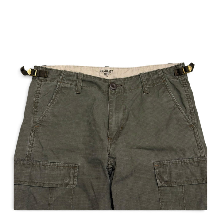 Vintage Carhartt Green Cargo Shorts (28)