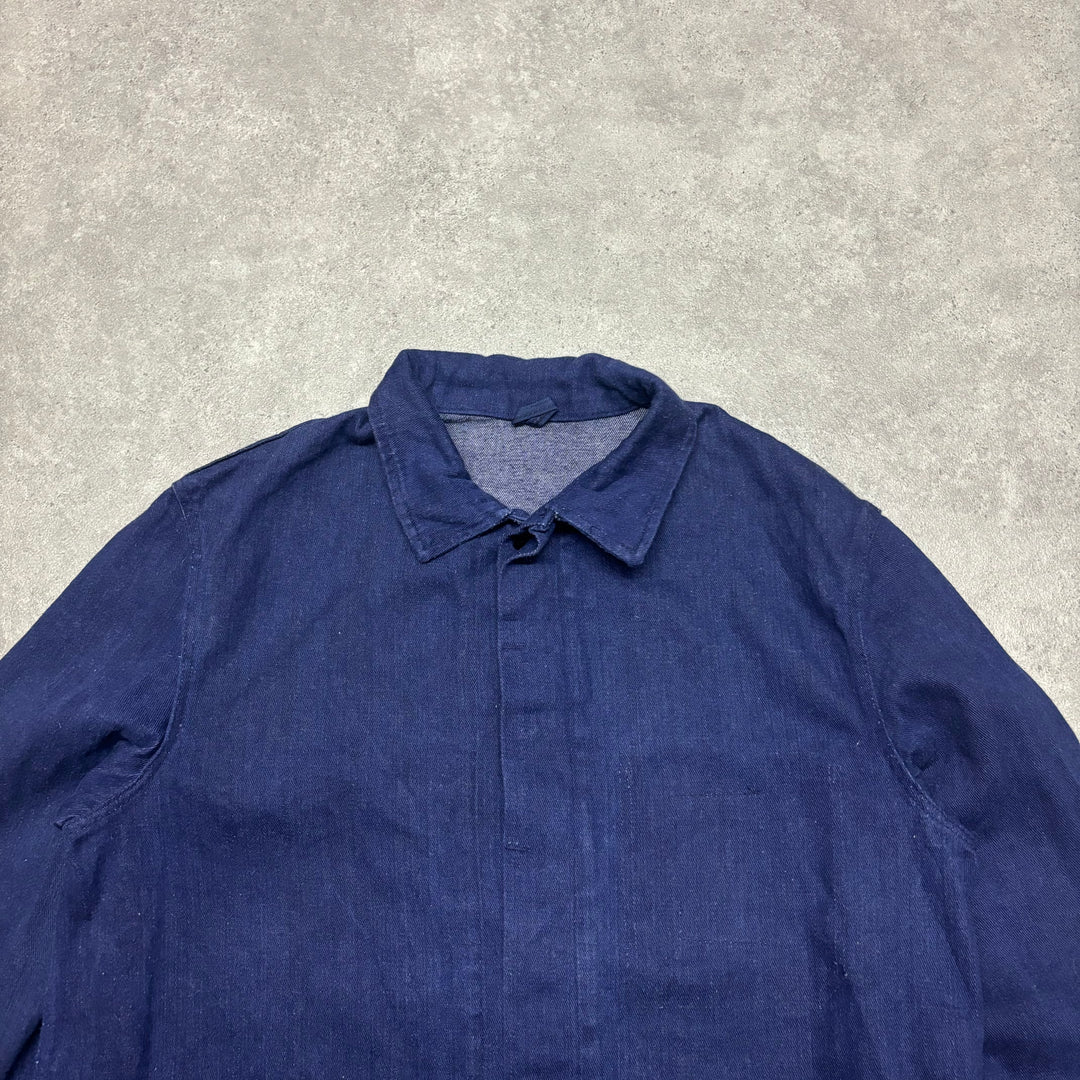 Vintage Dark Navy French Chore Jacket (M)