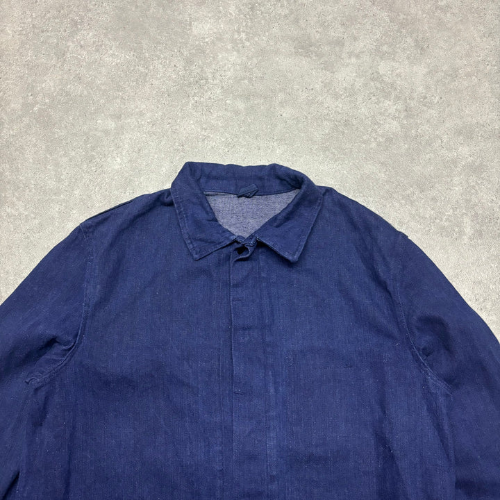 Vintage Dark Navy French Chore Jacket (M)