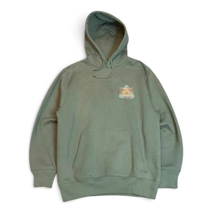 Palace x Porter Green Khaki Pullover Hoodie (M)