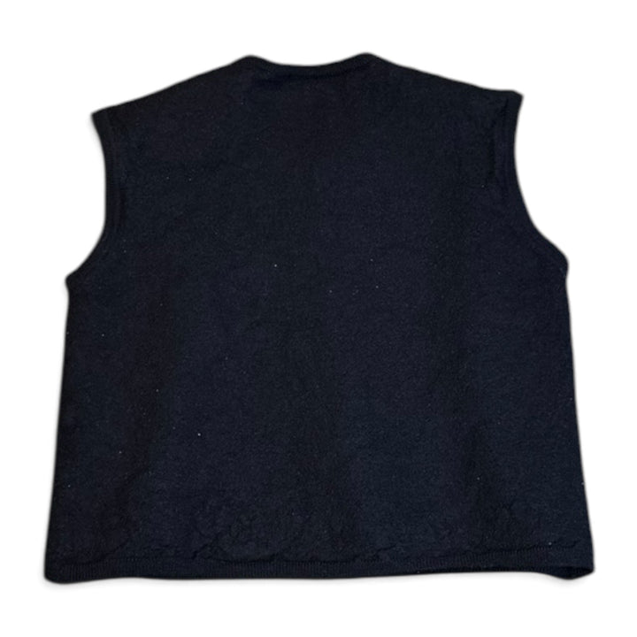 Vintage Jil Sander Wool Knitted Vest Top (UK8)