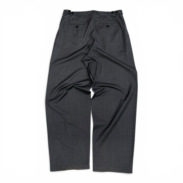 Stussy Striped Volume Pleated Trousers Grey 34"