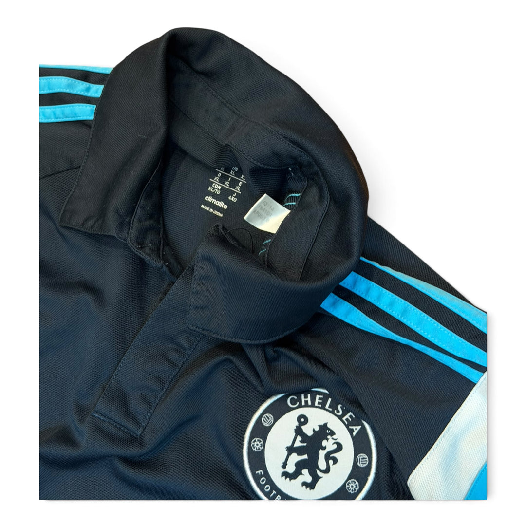 00's Vintage Adidas Chelsea Navy Polo Shirt (XL)