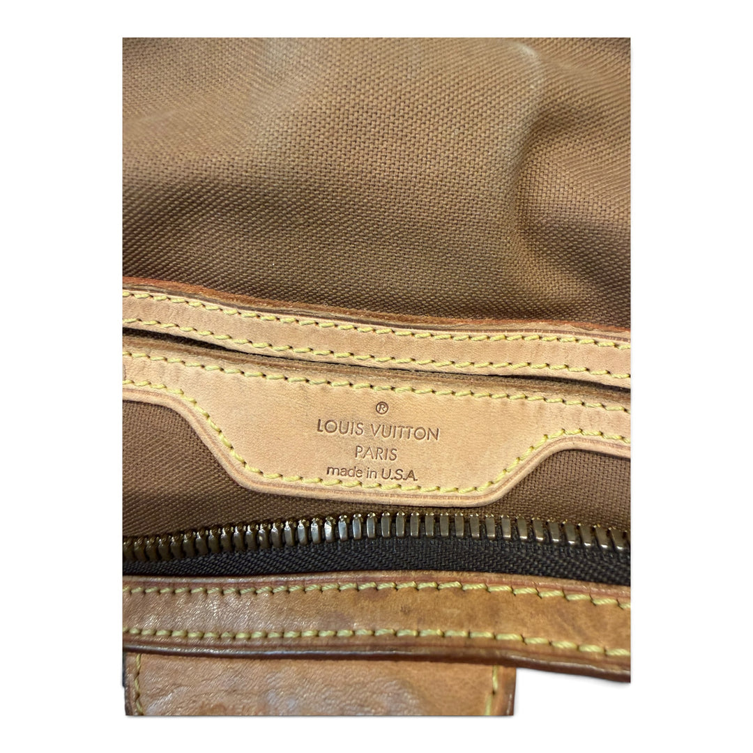 Louis Vuitton Canvas Palermo Monogram  Shoulder Bag Monogram