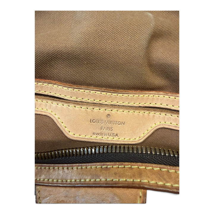 Louis Vuitton Canvas Palermo Monogram  Shoulder Bag Monogram