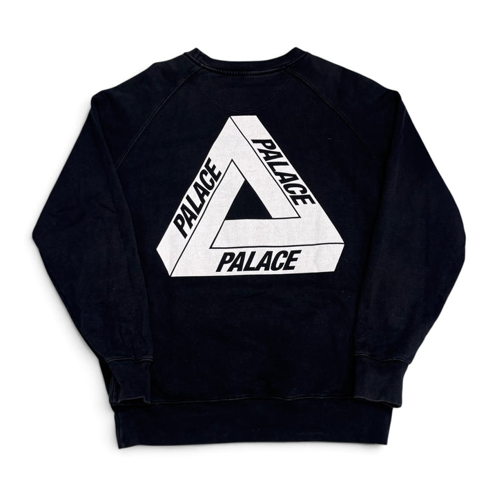 Palace Faded Big Logo Sweatshirt Black (XXL)