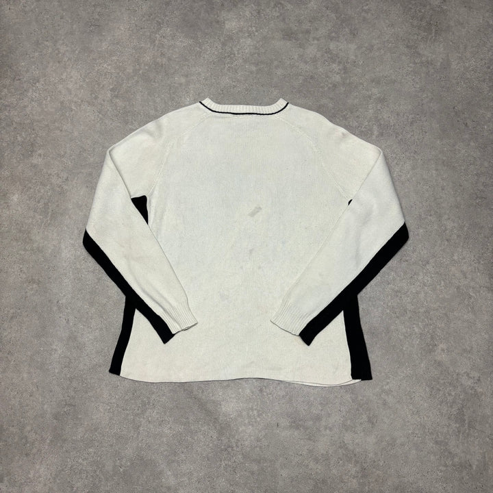 Vintage Polo Jeans Ralph Lauren Cream Knitted Sweater (L)