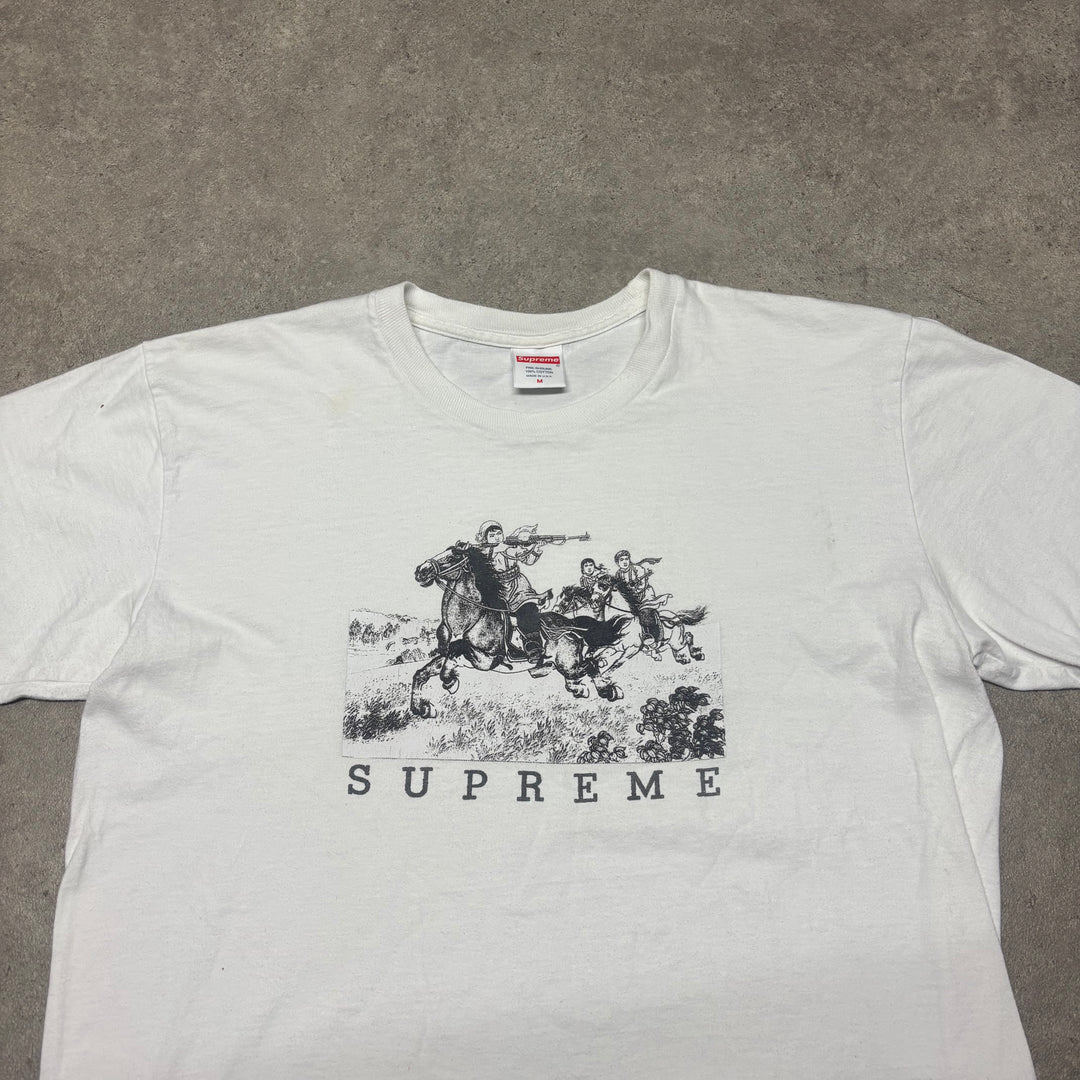 Supreme White Graphic T-Shirt (M)