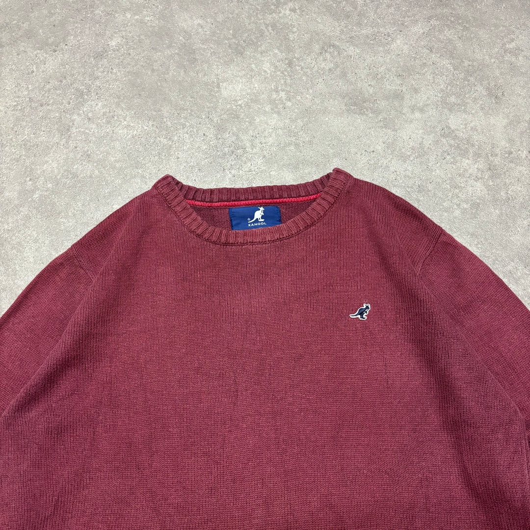 Vintage Kangol Red Knitted Sweater (M)