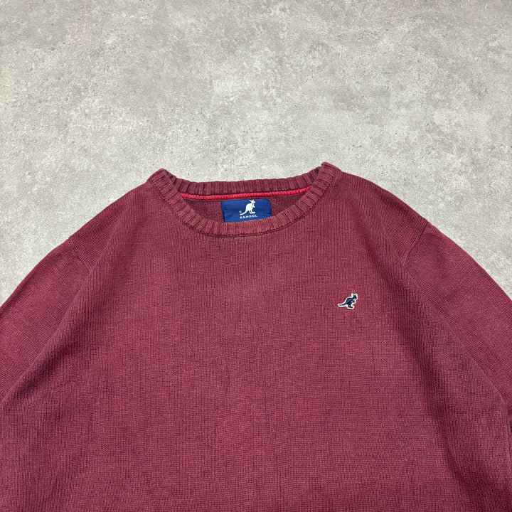 Vintage Kangol Red Knitted Sweater (M)