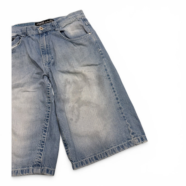 Vintage Southpole Baggy Denim Shorts Blue (34")