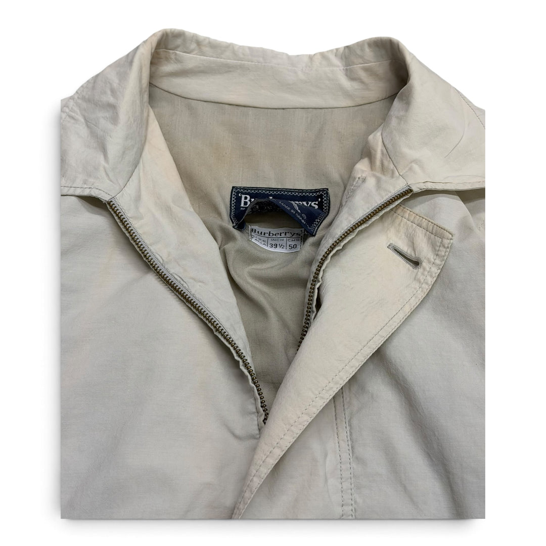 Vintage Burberrys Bomber Jacket Light Grey (L)