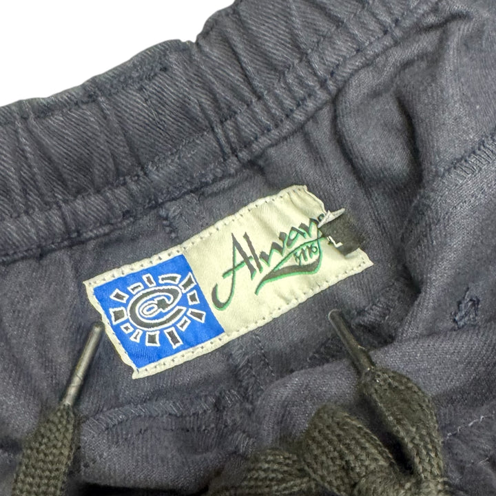 Always Do What You Should Do Navy Canvas Trousers (XL)