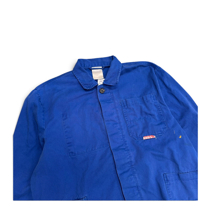 Vintage Distressed Blue French Chore Jacket (M)