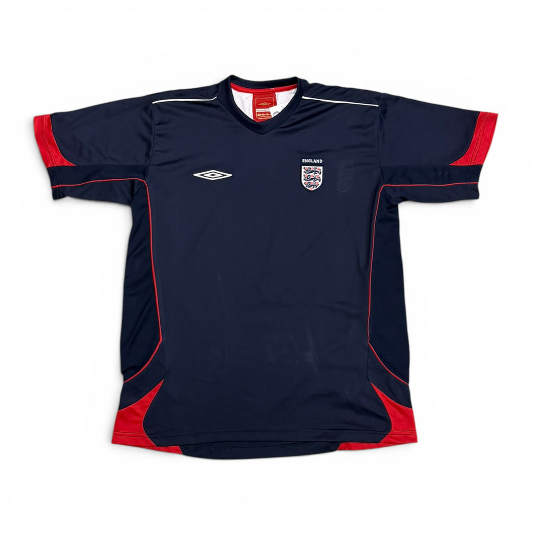 00's Vintage England Umbro Navy Football Training Top (L)