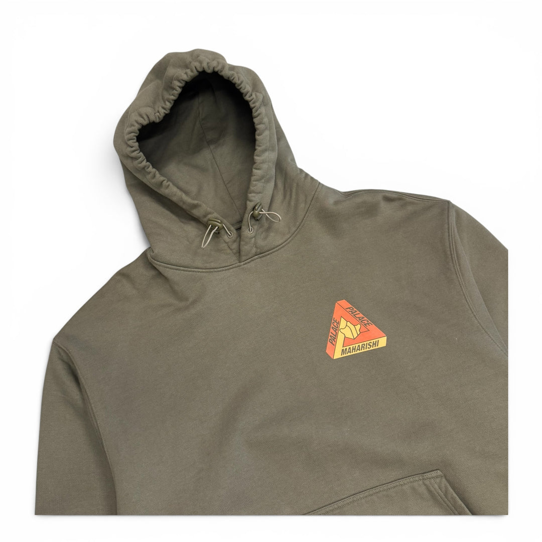Palace X Maharishi Tri - Bonsai Hoodie Khaki (L)