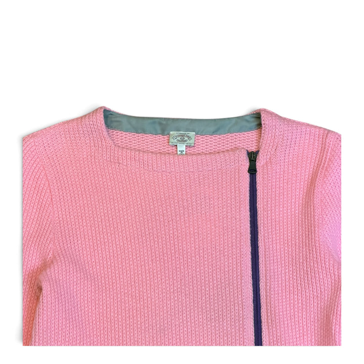 Vintage Armani Jeans Pink Knitted Side Zip Top (12)