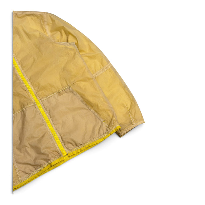 Early 00’s Vintage Diesel Pastel Yellow Technical Zip-Up Jacket (Women’s Medium)