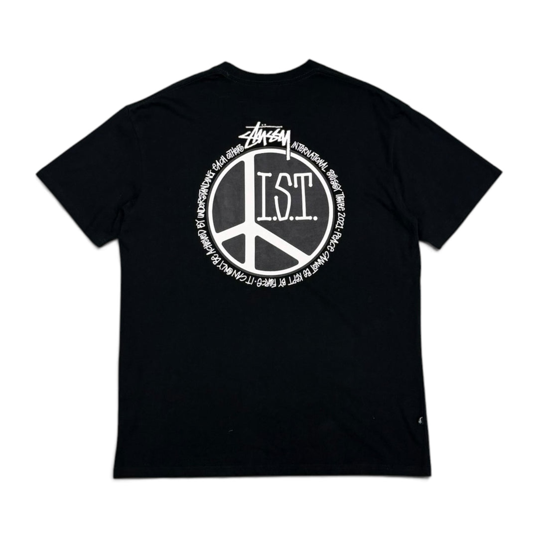Stussy Black Graphic T-shirt (M)