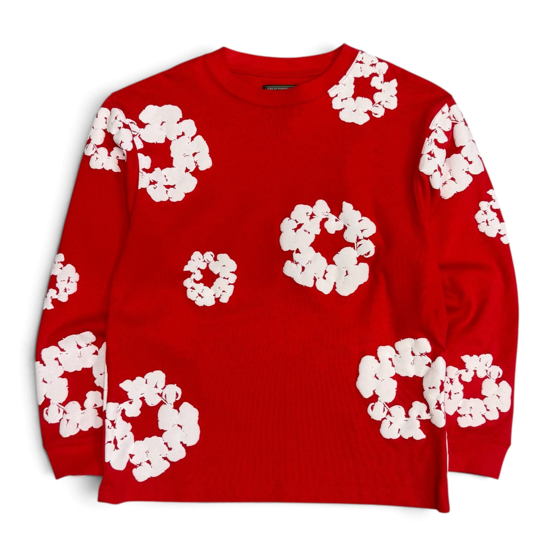 Denim Tears Wreath Sweatshirt Red (M)
