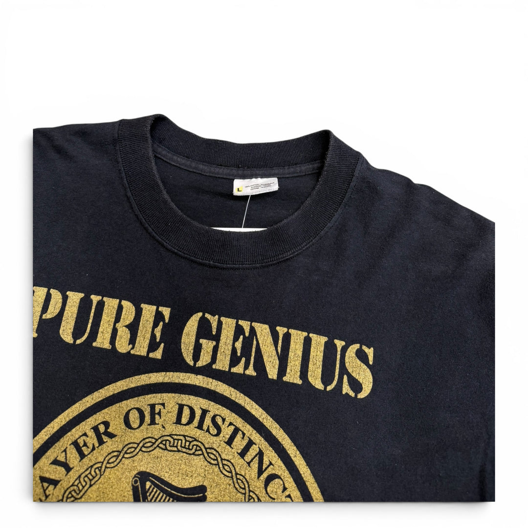 Vintage Guinness David Ginola Black Graphic T-Shirt (M)