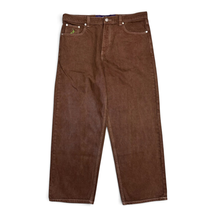 Always Do What You Should Do Brown Denim Trousers (M)