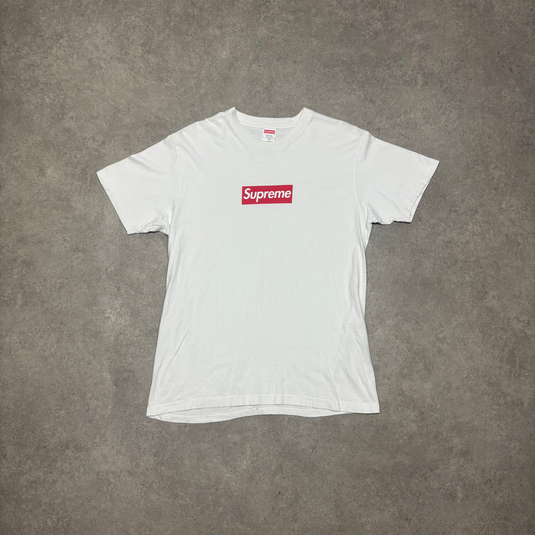 Supreme 20th Anniversary White Red Bogo T-Shirt (M)