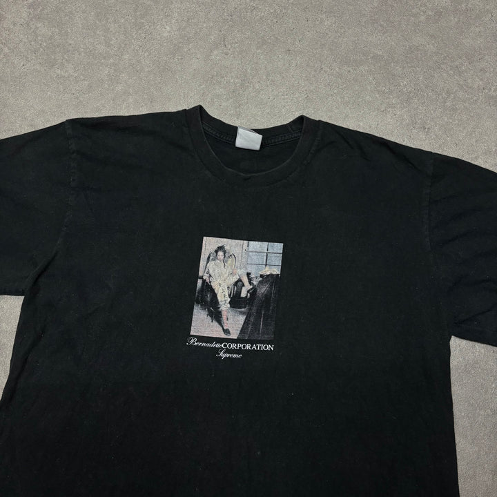 Supreme Bernadette Corporation Black Graphic T-Shirt (L)