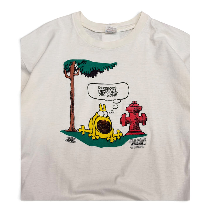 80’s Vintage Dog Cartoon Graphic T-Shirt (XL)