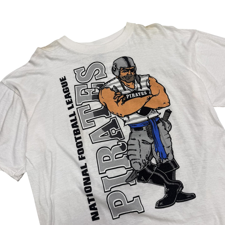 80's Vintage Oakland Raiders White Graphic T-Shirt (XL)