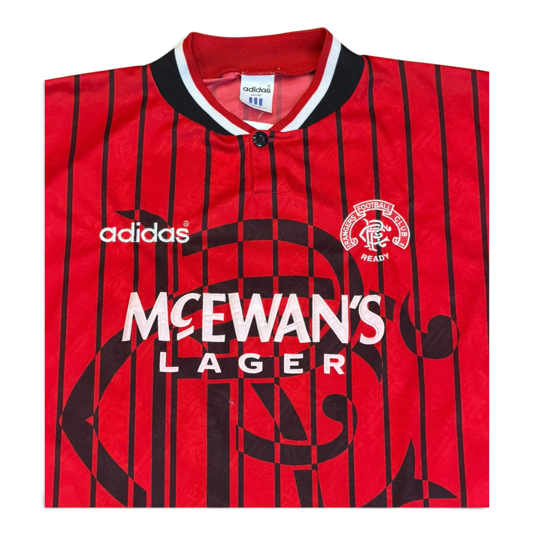 94' Vintage Adidas Rangers Red Away Football Top (L)