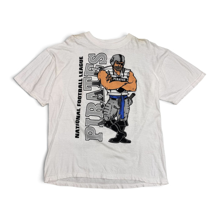 80's Vintage Oakland Raiders White Graphic T-Shirt (XL)