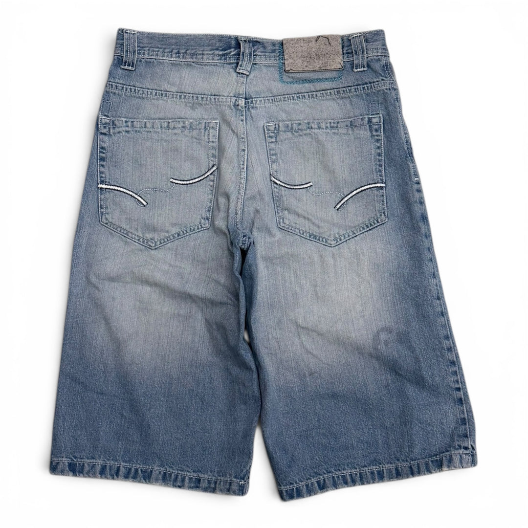 Vintage Southpole Baggy Denim Shorts Blue (34")