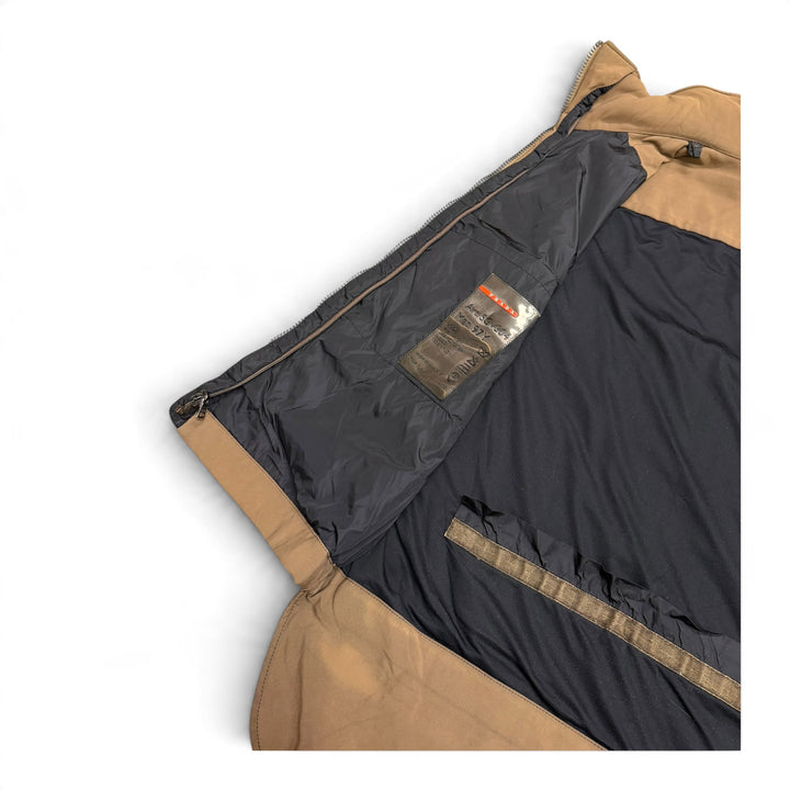 Prada Sport AW01 Modular Multi-pocket Brown Ski Vest (XL)