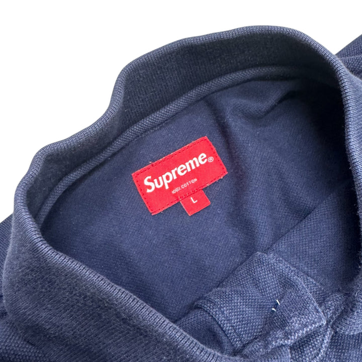 Supreme Navy Playboy Polo Shirt (L)