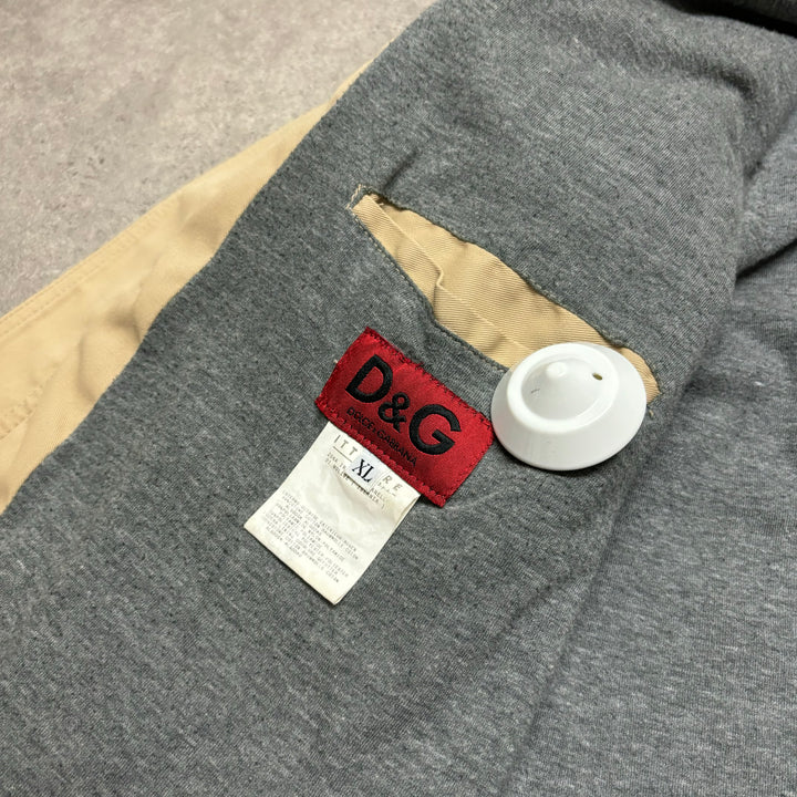 Vintage D&G Cream Collared Chore Jacket (XL)