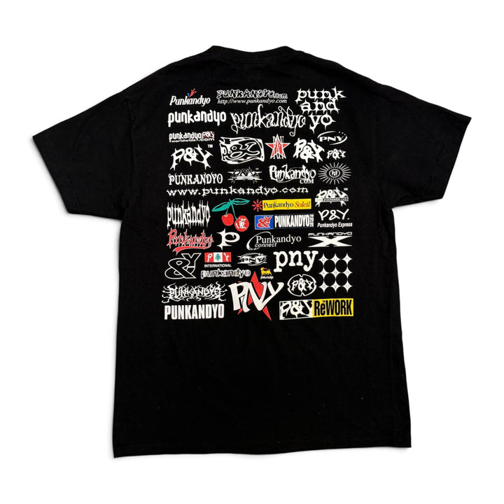Punk And Yo Graphic T shirt Black (L)