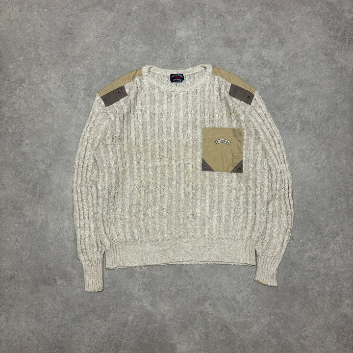 Vintage Paul & Shark Cream Knitted Sweater (M)