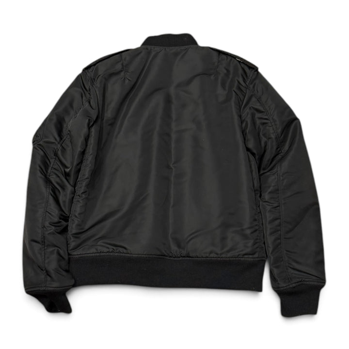 Saint Laurent Black Nylon Bomber Jacket (S)