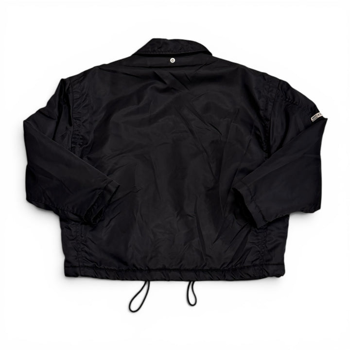 Vintage Energie Black Nylon Fireman Clasp Jacket (M)