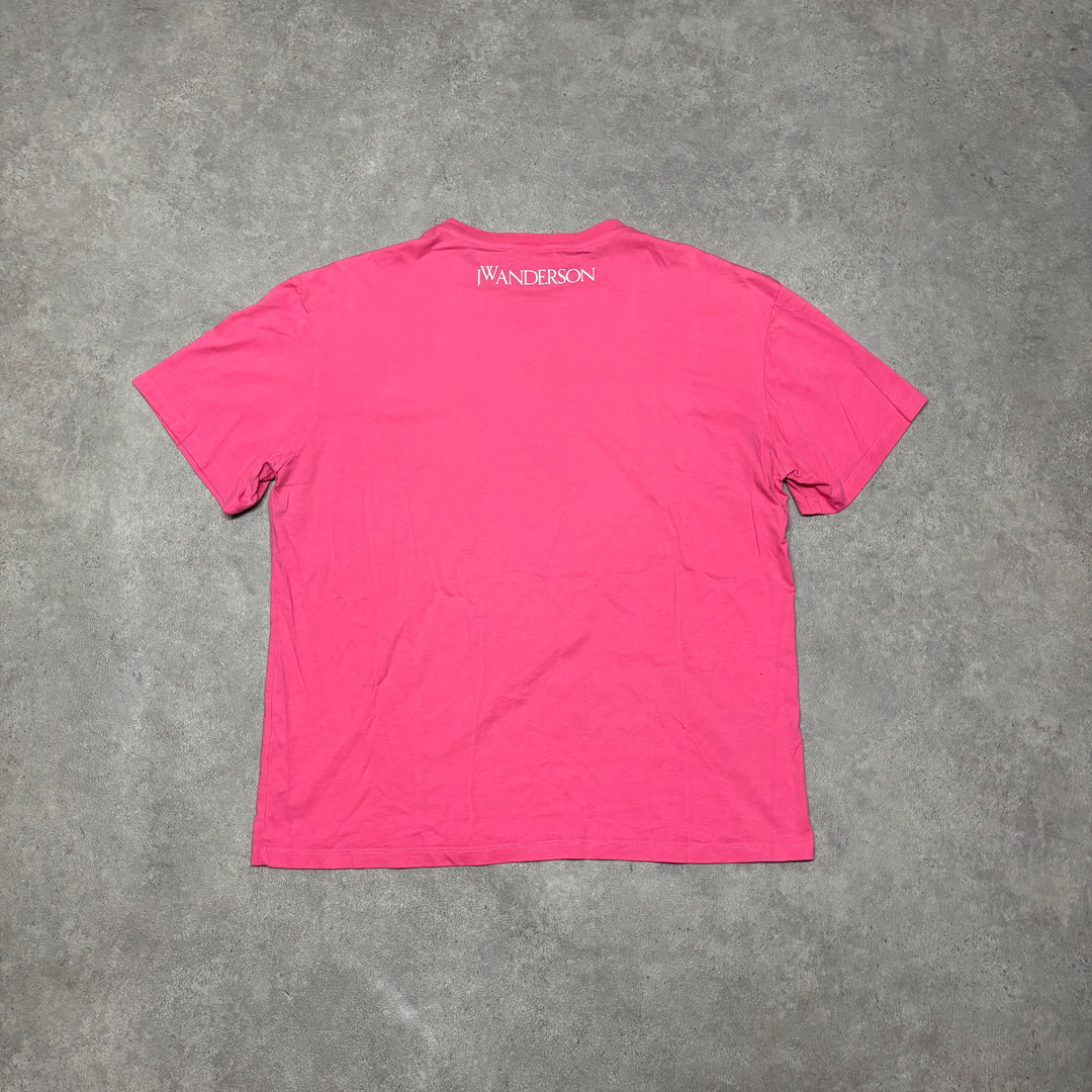 J.W Anderson x Tom Of Finland Pink Graphic T-Shirt (XL)