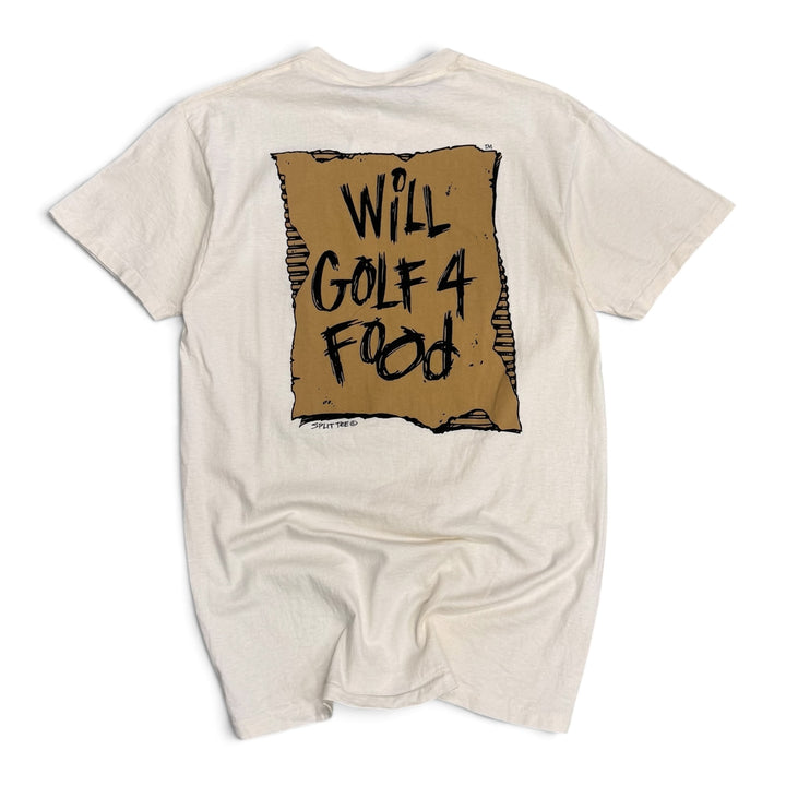 Vintage Will Golf A Food Graphic T shirt White (M)